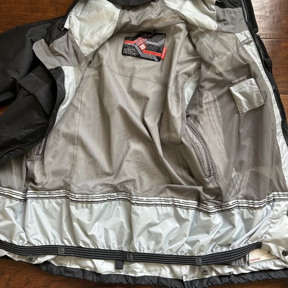 Burton mens snowboarding ski winter black jacket size Medium M - Picture 11 of 11